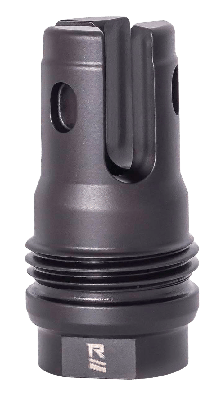 Rugged Suppressor FH001 R3 Flash Mitigation System Black with 1/2"-28 tpi Threads & 1.90" OAL for 5.56x45mm NATO Radiant762, Surge762, Razor762 & Micro30 Suppressors