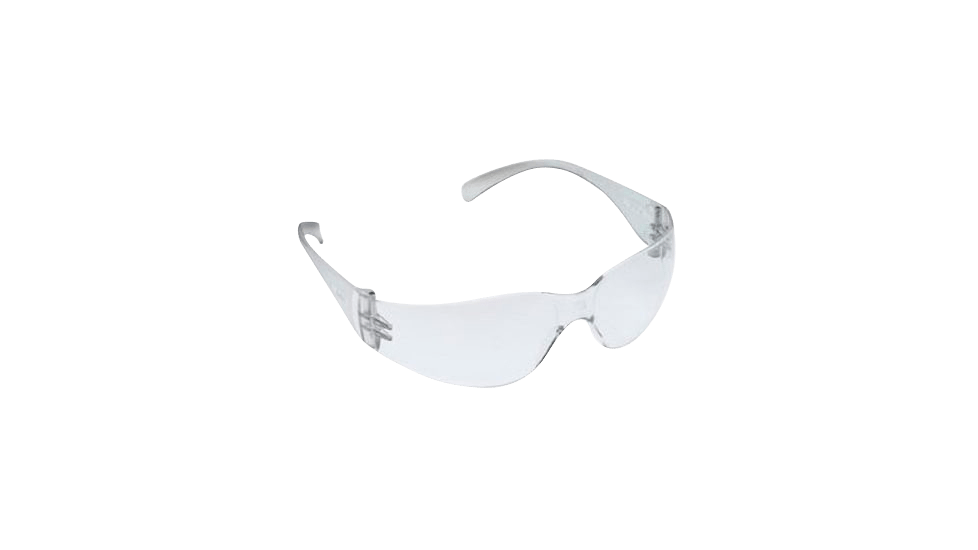 Peltor 1122800000100 Virtua  Adult Clear Lens Polycarbonate Clear Frame 100 Per Case