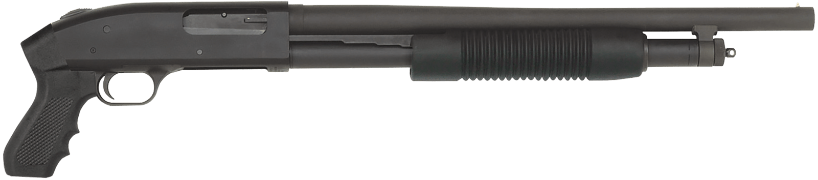 Mossberg 51340 500 JIC Cruiser 12 Gauge Pump 3" 5+1 18.50" Matte Blued Steel Barrel, Matte Blued Stainless Steel Receiver, Black Fixed w/Pistol Grip Synthetic Stock, Survival Kit In A Can