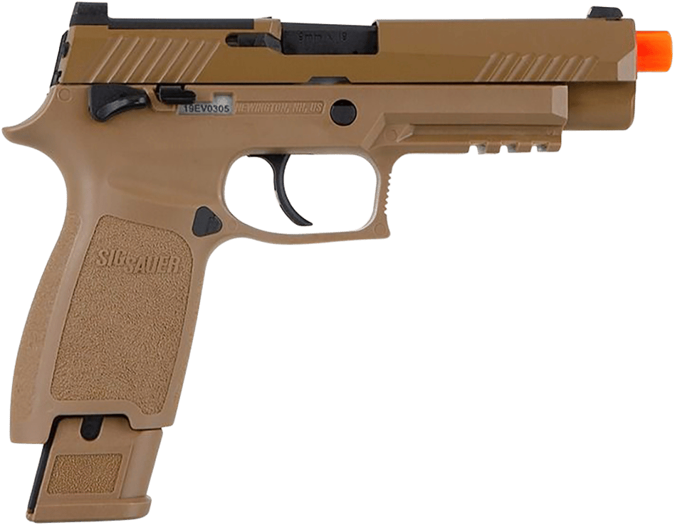 Sig Sauer Airguns AIRPFM17GG Proforce M17 Air Soft Green Gas 6mm 21+1 Coyote Polymer Grips