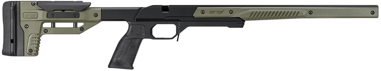 Mdt Sporting Goods Inc 106018ODG Oryx Sportsman ODG Aluminum Fits Remington 700/ Short Action 32.25"