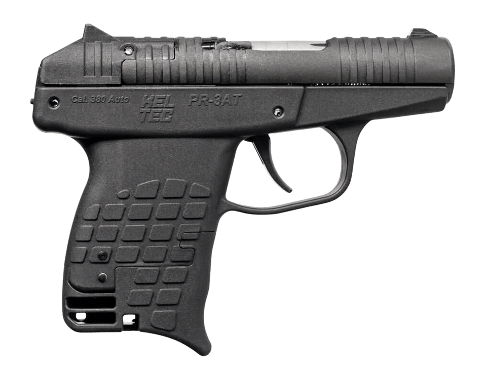 Kel-Tec PR3ATBLK PR-3AT Compact Frame 380 ACP 13+1 2.85" Black Rotating Barrel Shroud, Black Polymer Frame
