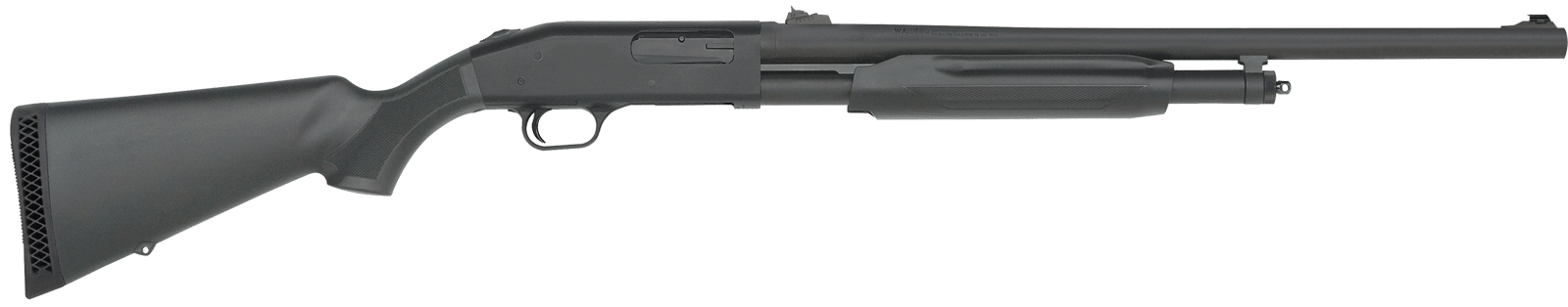 Mossberg 56424 500 Slugster 12 Gauge Pump 3" 5+1 24" Matte Blued Steel Barrel, Matte Blued Receiver, Fixed Synthetic Stock