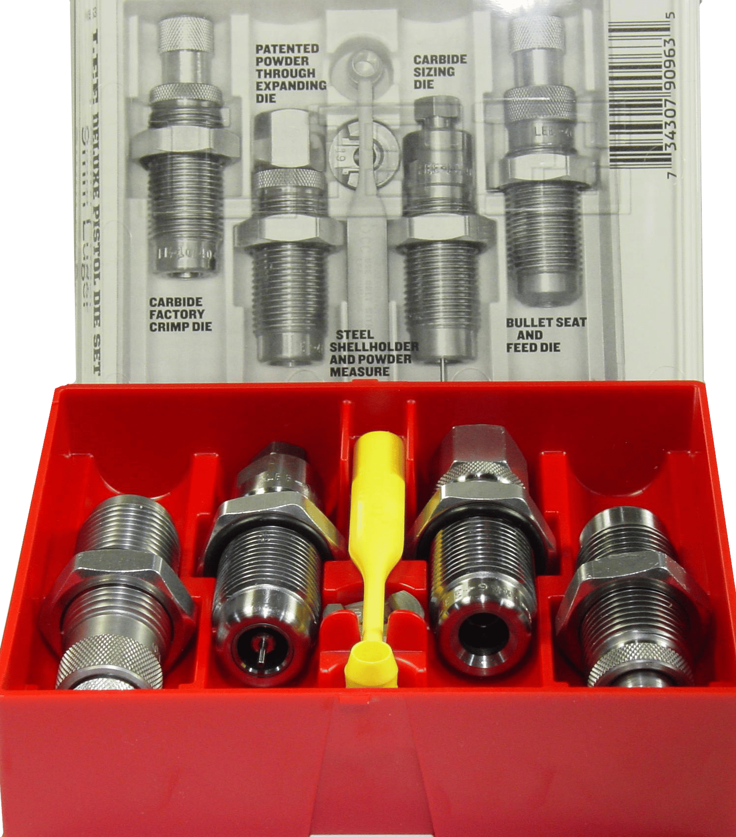 Lee Precision 90963 Deluxe 4  Die Set 9mm Luger