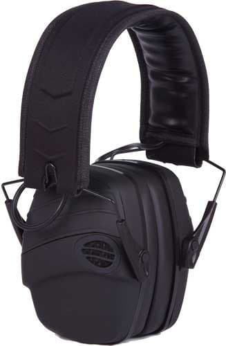 PRO EARS RIFLEMAN TAC EAR MUFF ELECTRONIC PADDED NRR 25 BLACK
