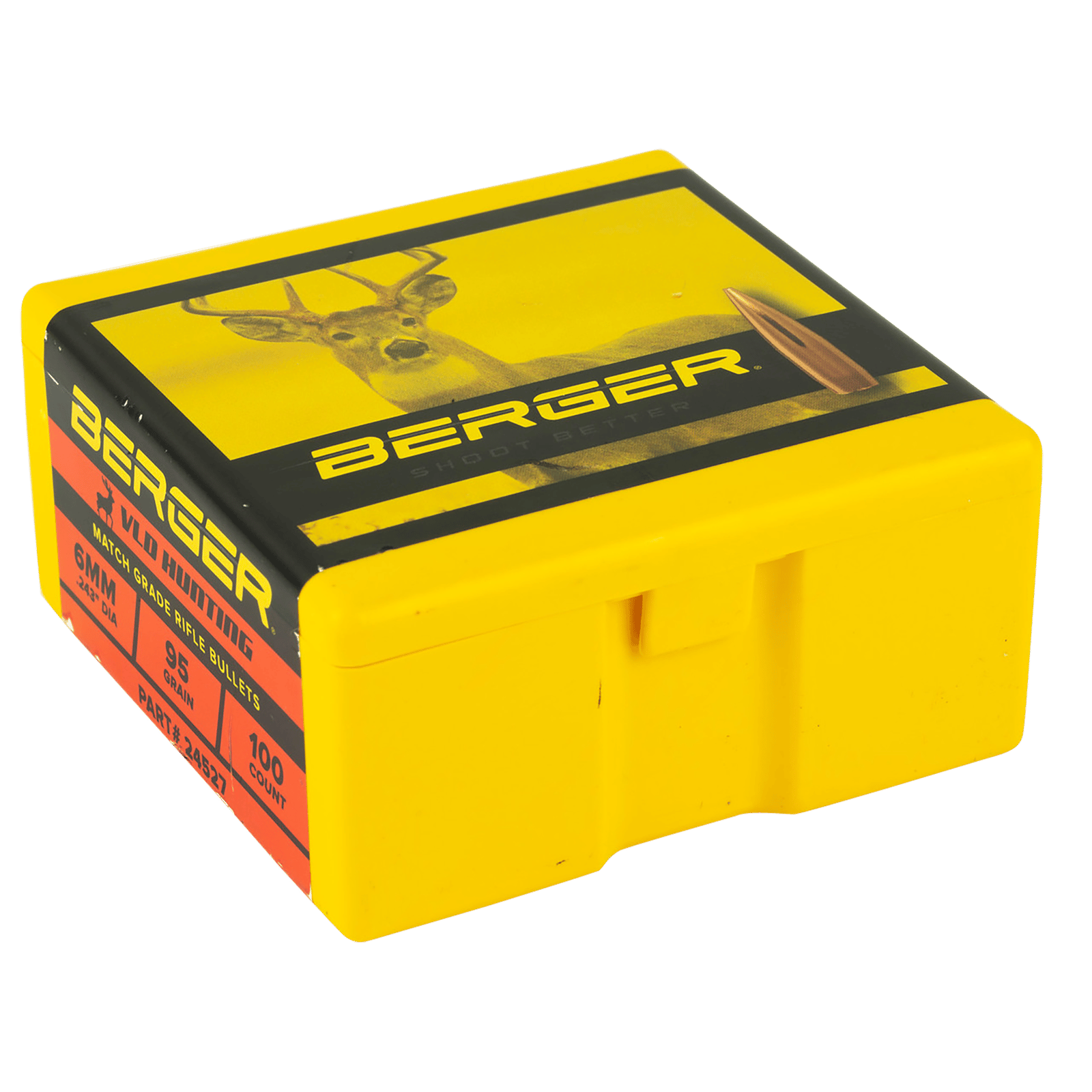Berger Bullets 24527 VLD Hunting Long Range 6mm 95gr 100/Box
