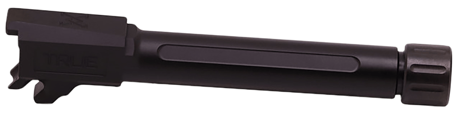 True Precision Inc TPP365FBXTBL  Sig 9mm Luger Threaded Black Nitride Stainless Steel, Fits Sig P365 Fuse