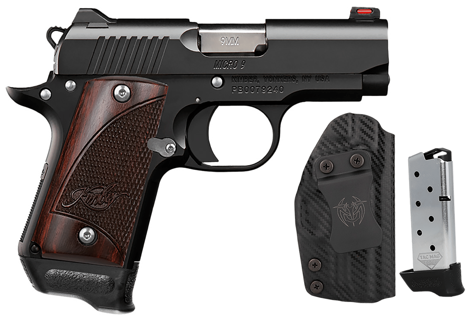 KIMBER 3300253 MICRO 9 BLACK RSWD 9MM 3.15"    RTC