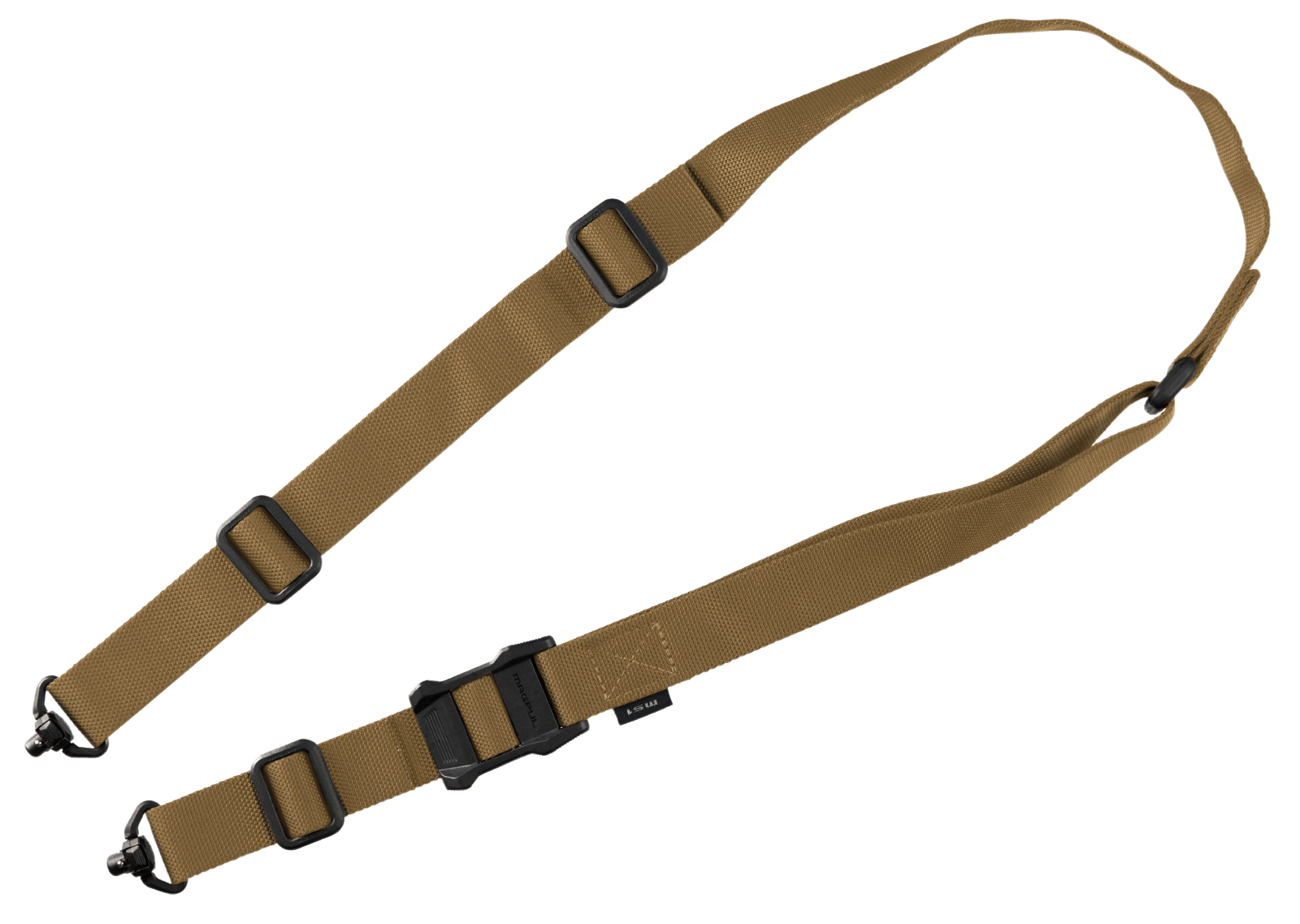Magpul MAG939COY MS1 QDM Sling Coyote Tan Nylon 48"-60" OAL Adjustable Two-Point Rifle