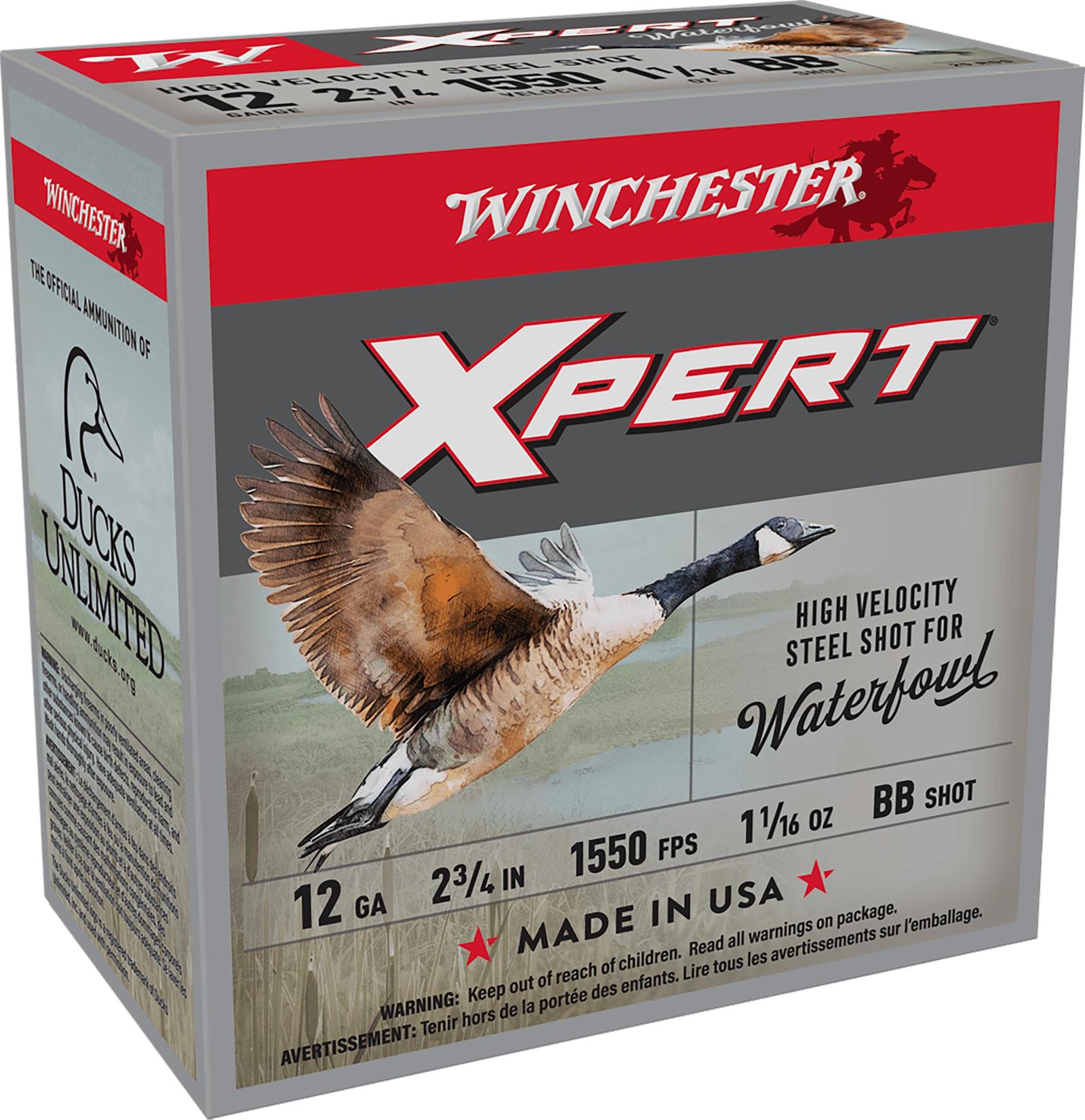 Winchester Ammo WEX12BB Super X Xpert High Velocity 12Gauge 2.75" 1 1/16oz BBShot 25 Per Box/10 Case