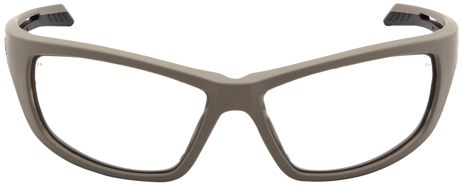 Pyramex VGST1310T Howitzer Glasses Clear Lens Anti-Fog Tan Frame