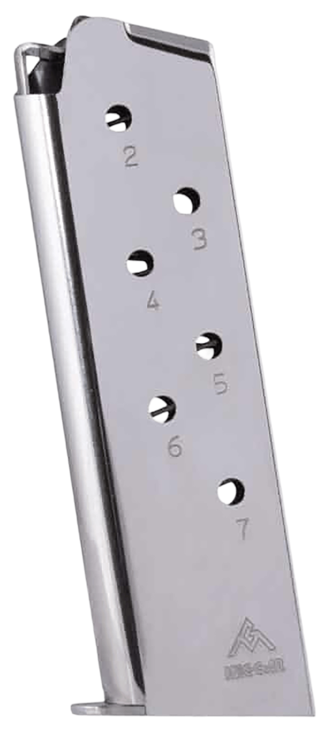 Mec-Gar MGCG4507N Colt Government 7rd 45 ACP, Nickel Stainless Steel