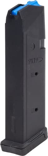 UTG MAGAZINE GLOCK 9MM 17RND POLY MATTE BLACK