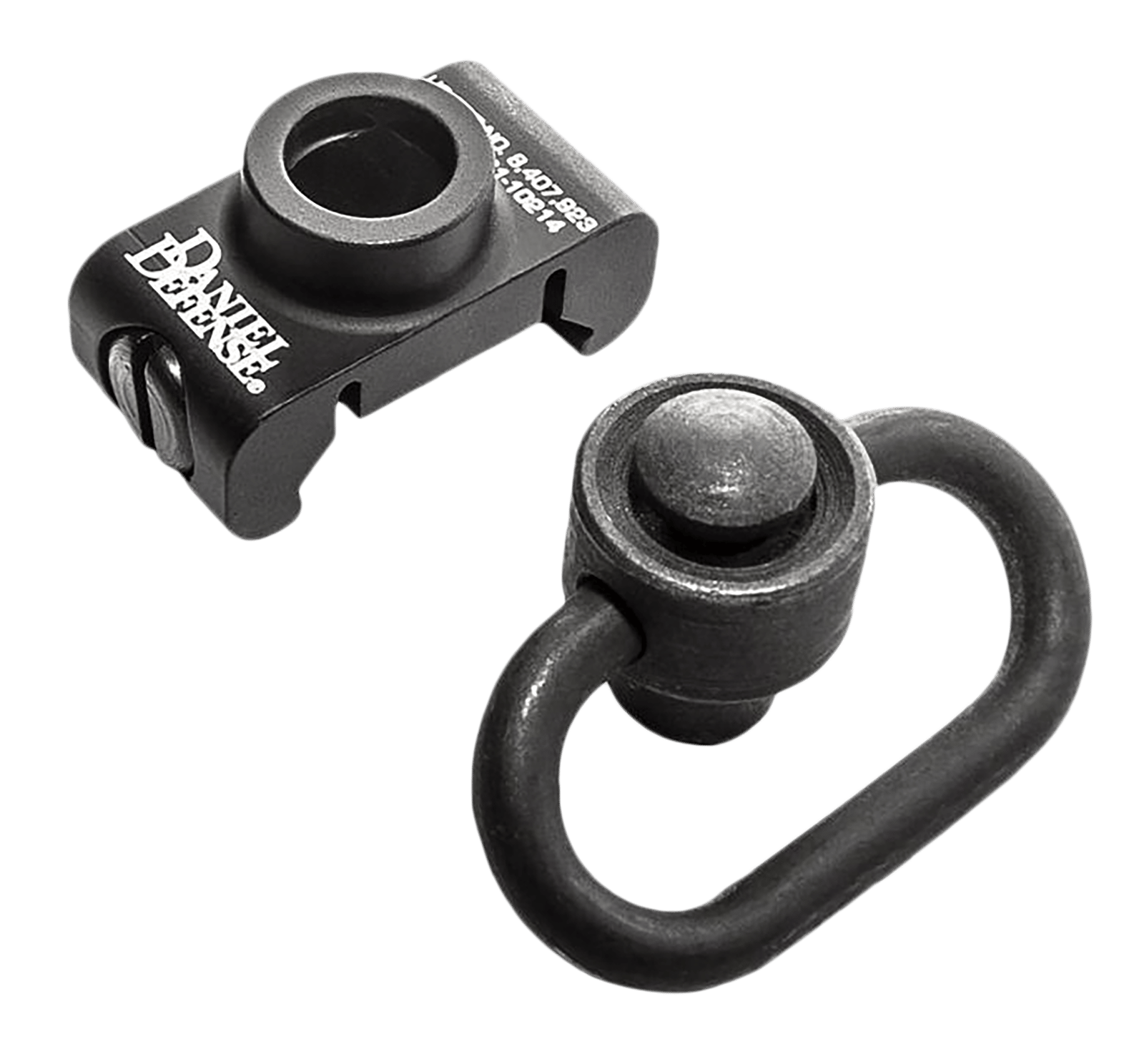 Daniel Defense 0302130029 Rail Mount Attachment  Black 1.25" Quick Detach Aluminum Picatinny Rail