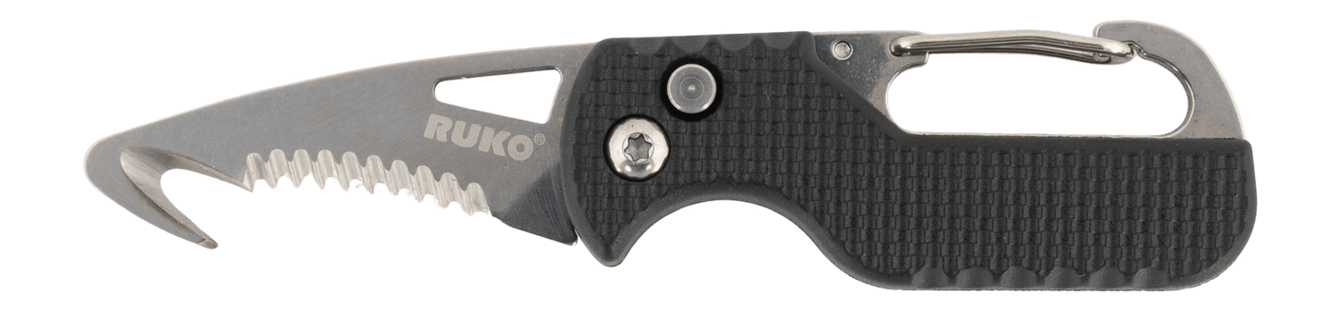 RUKO RUK0194BK    RESCUE 1.75' BLK GFR FOLDING