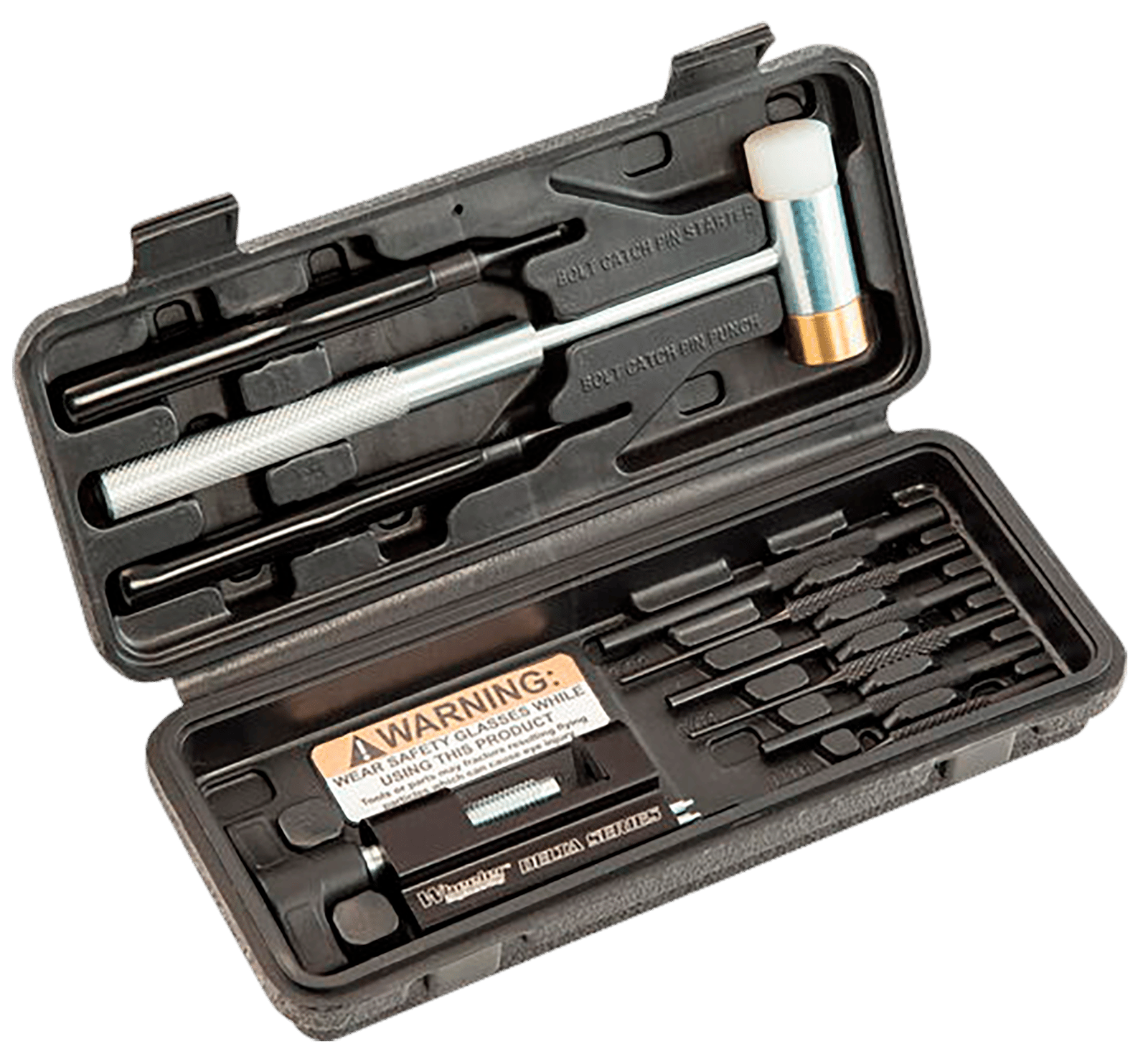 Wheeler 952636 AR15 Hammer & Roll Pin Punch Set Black Steel AR Platform Firearm