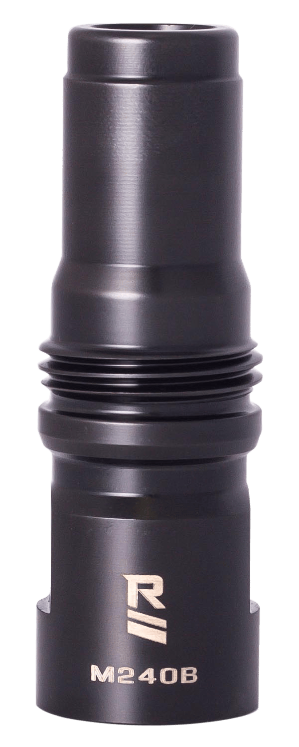 Rugged Suppressor MD002 M240B Muzzle Device Black with 25/32x24 Threads & Dual Taper Locking System for Surge762, Razor762 & Micro30 Suppressors