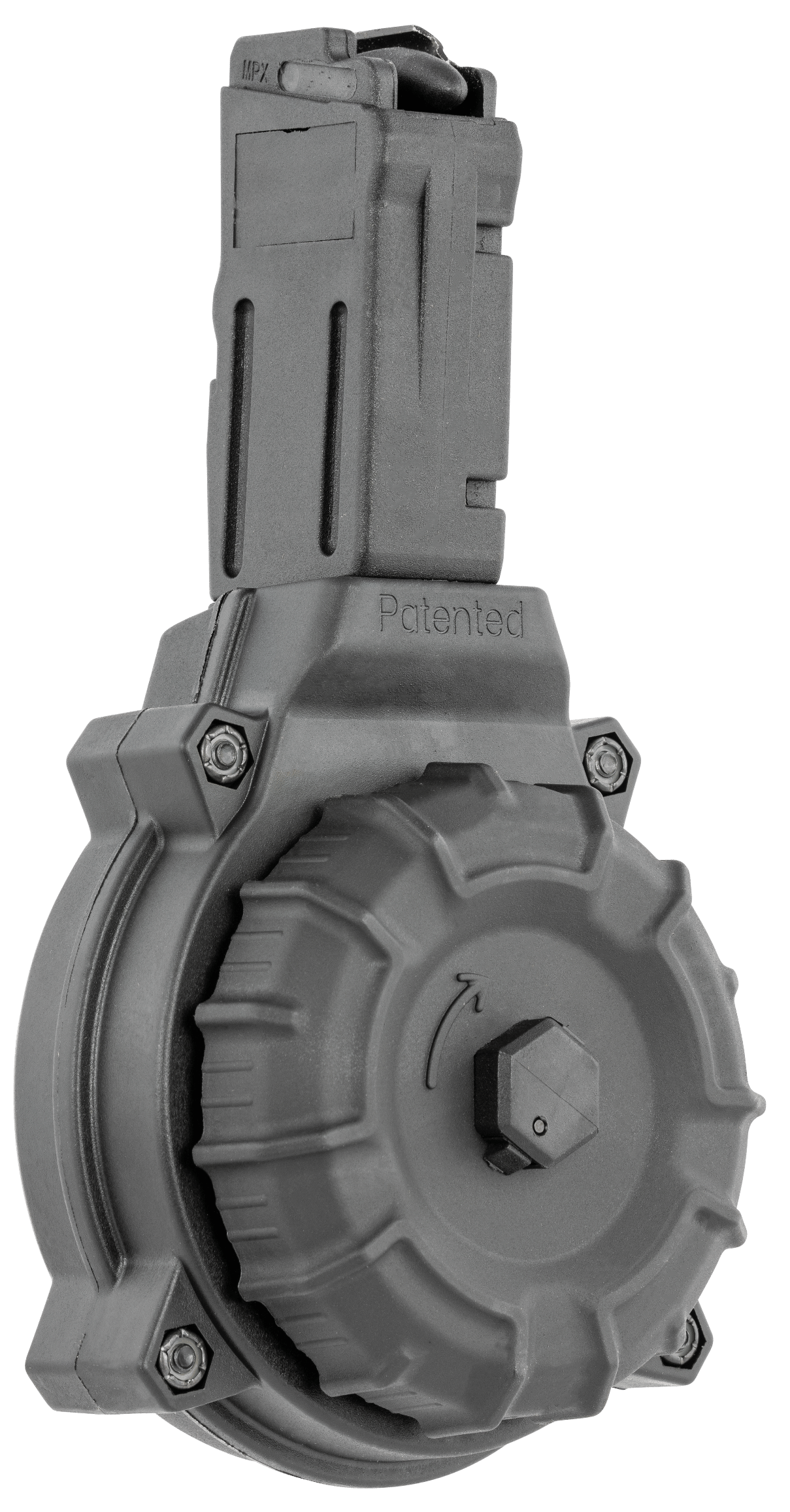 ProMag DRMA21 Standard  50rd Drum 9mm Luger Fits Sig MPX Black DuPont Zytel Polymer