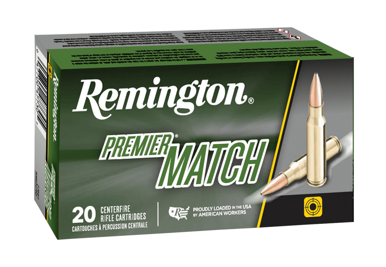Remington Ammunition 21205 Premier Match 6.5Grendel 130gr Berger Open Tip Match 20 Per Box/10 Case