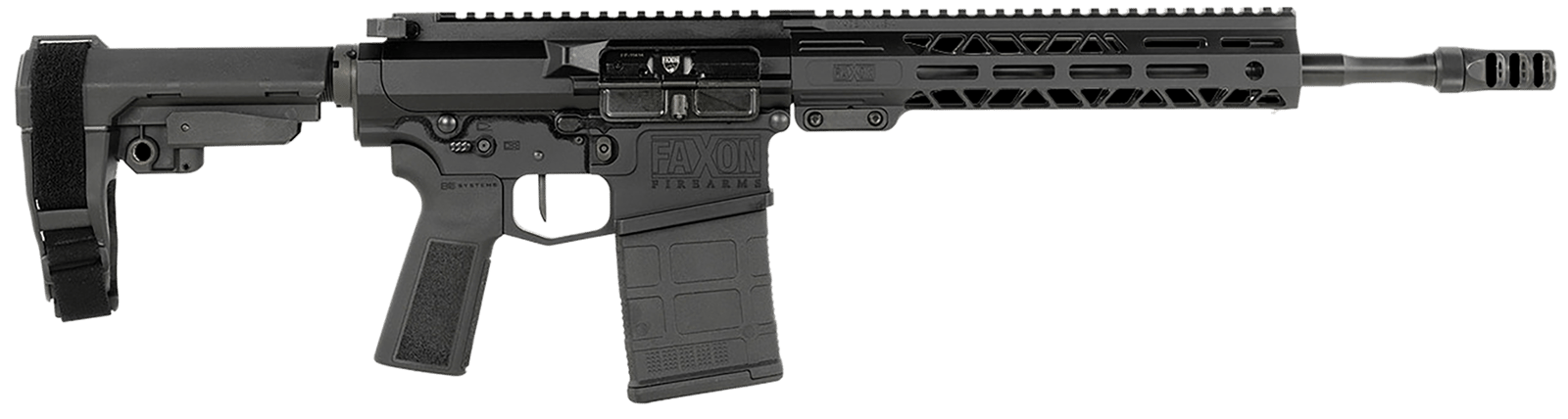 Faxon Firearms FX308139 Sentinel  308 Win 20+1 13.90" Anodized Black