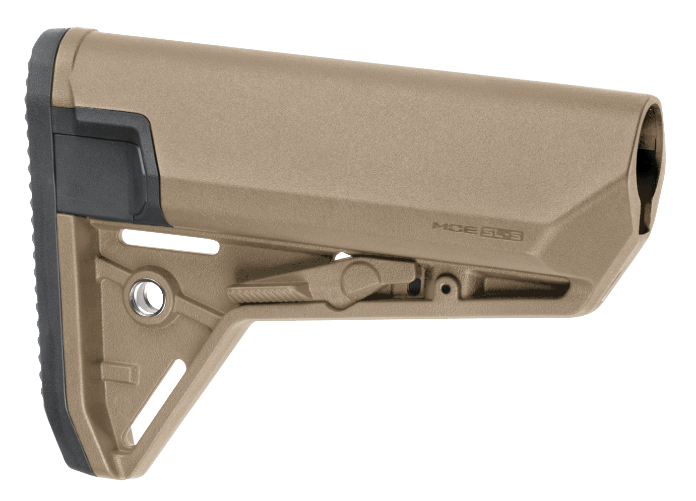 Magpul MAG653-FDE MOE SL-S Carbine Stock Flat Dark Earth Synthetic for AR-15, M16, M4 with Mil-Spec Tube (Tube Not Included)