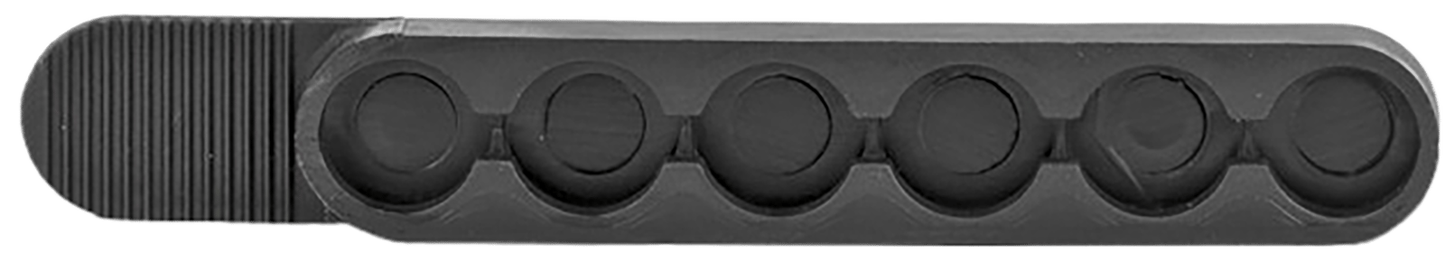 DeSantis Gunhide T11BAZZZ0 Swift Strip  made of Polymer with Black Finish for 38 Special, 357 Mag S&W J Frame Holds up to 6rds