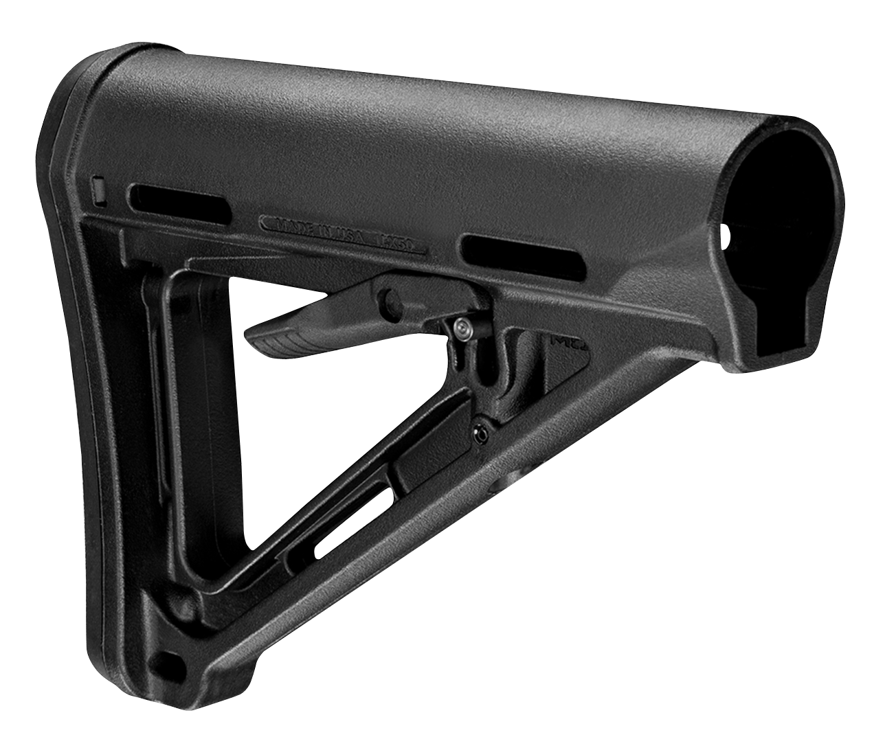 Magpul MAG400-BLK MOE Carbine Stock Black Synthetic for AR-15, M16, M4 Mil-Spec Tube (Tube Not Included)