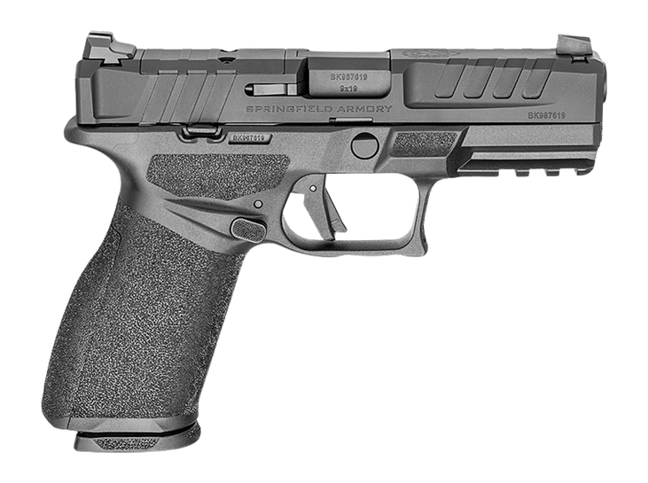 Springfield Armory EC9409BFCU Echelon 4.0FC 9mm Luger 20+1 17+1 4" Black Melonite Steel Barrel & Optic Ready/Serrated Slide, Polymer Frame w/Picatinny Rail, Ambidextrous