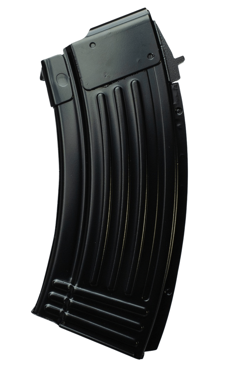 Global Ordnance LLC 810091157428   20rd Fully Ribbed 7.62x39mm Fits AK-47 Black Steel