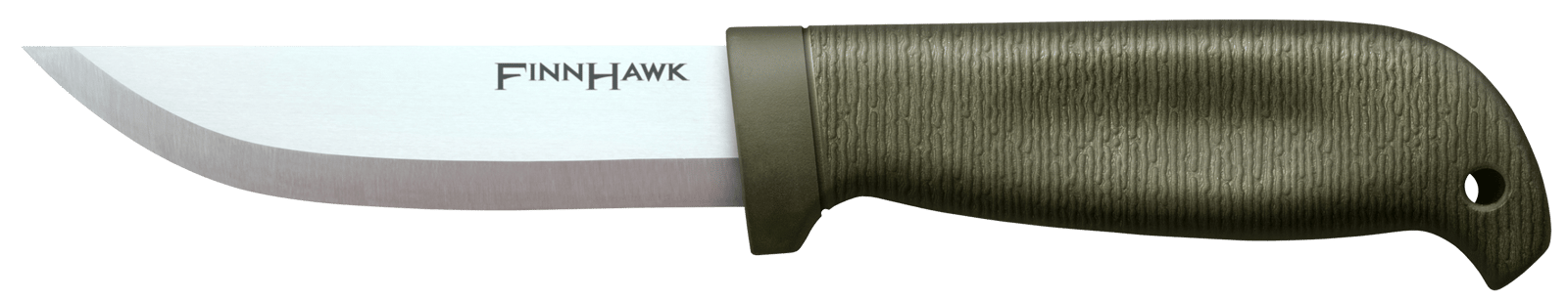 Cold Steel CS-20NPK Finn Hawk 4" Fixed Plain Cryo 4116 SS Blade/OD Green TPR Handle