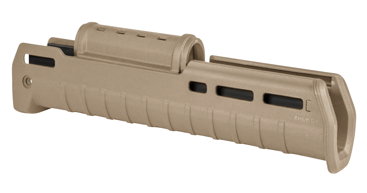 Magpul MAG586-FDE ZHUKOV Handguard Polymer Flat Dark Earth, AK-Platform 11.70" Long