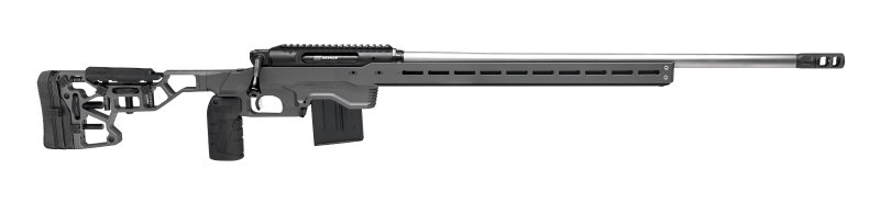Savage Arms 57893 Impulse Elite Precision 338 Lapua Mag 5+1 30" Stainless Barrel, Matte Black Nitride Rec, Gray Cerakote Adjustable MDT ACC Aluminum Chassis Stock