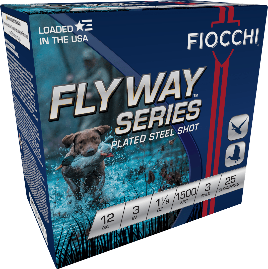 Fiocchi 123ST3 Flyway  12Gauge 3" 1 1/8oz 3Shot 25 Per Box/10 Case