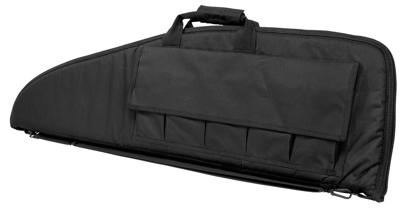 NcStar CV290740 VISM Rifle Case Black PVC Nylon w/ Foam Padding Double Zippers Carry Handle & ID Holder