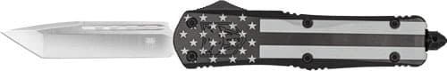 COBRATEC LARGE FS3 OTF BLACK OUT FLAG 3.5" D2 TANTO NS