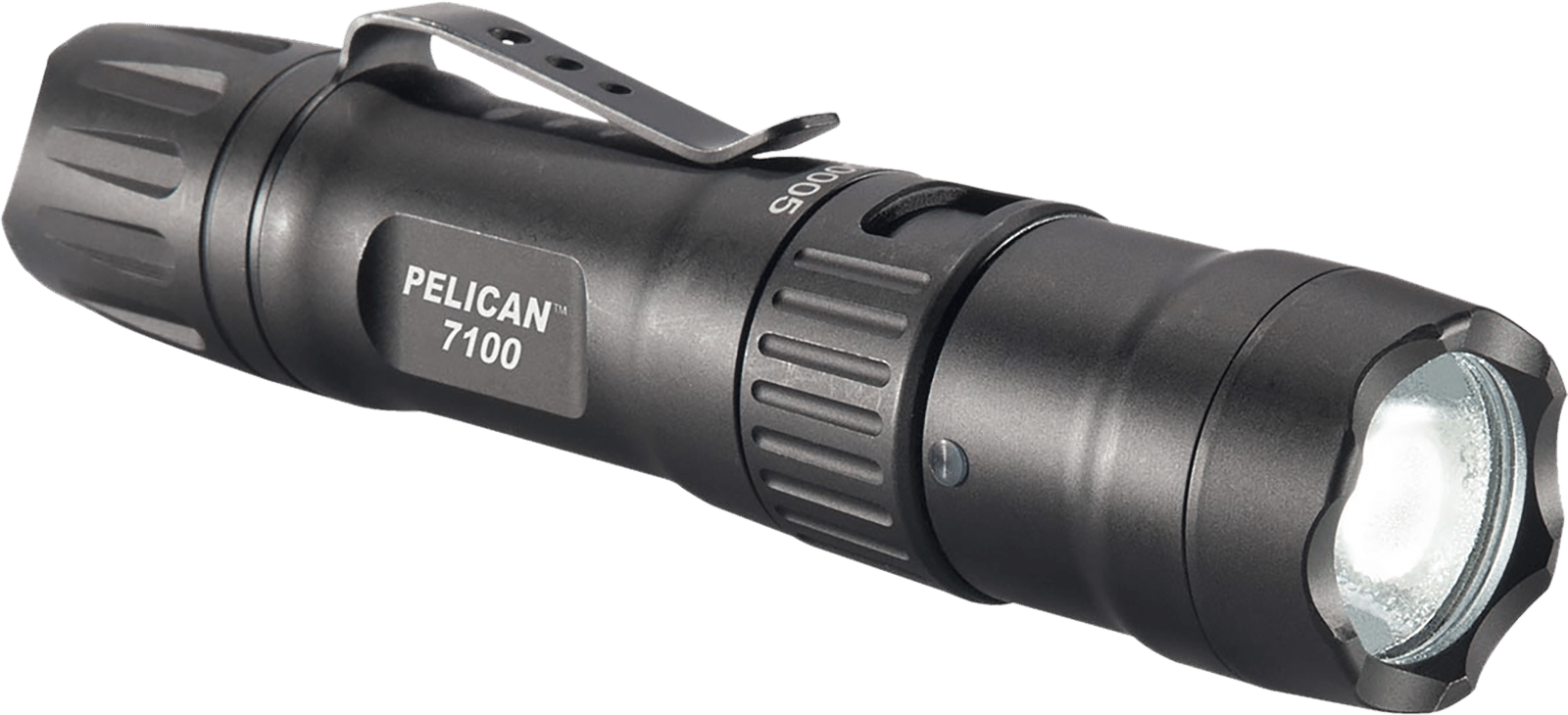 Pelican 7100 Tactical Flashlight  Black Anodized 33/348/695 Lumens White LED