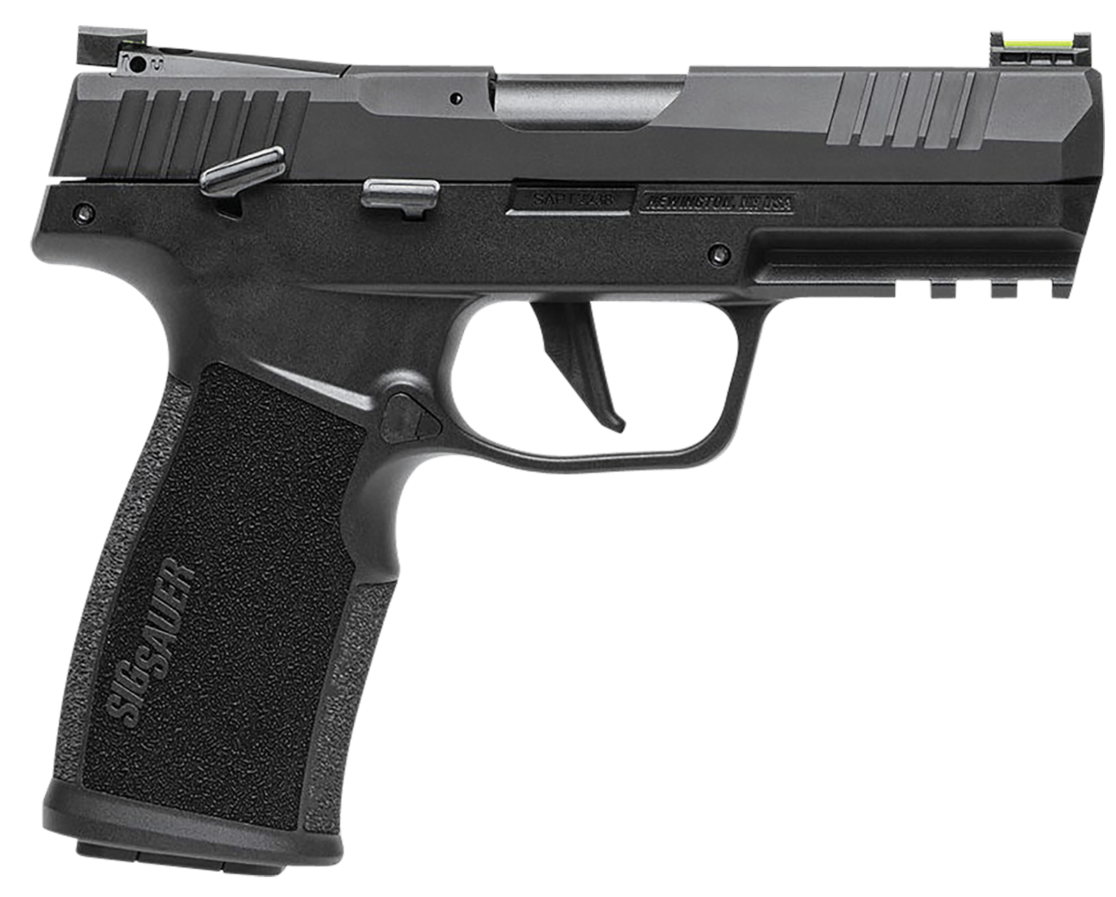 Sig Sauer 322CBAS P322  Compact 22 LR 20+1 4" Black Steel Threaded Barrel, Black Hard Coat Anodized Optic Ready/Serrated Slide, Black SS/Polymer Frame w/Picatinny Rail & Black Polymer Grips