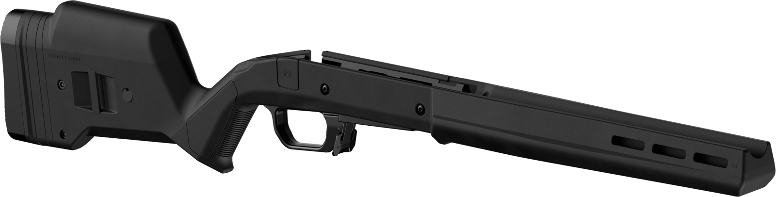 Magpul MAG1069BLKLT Hunter 110  Black Synthetic Fixed with Aluminum Bedding & Adjustable Comb for Savage 110 Short Action Left Hand