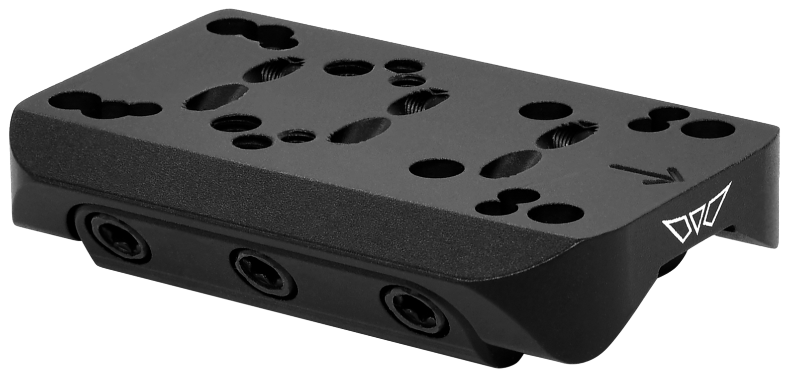 Warne 6108M Red Dot Reflex Mount Shotgun Rib Black Anodized Aluminum Fits Burris/CMORE/Docter/Eotech/Holosun