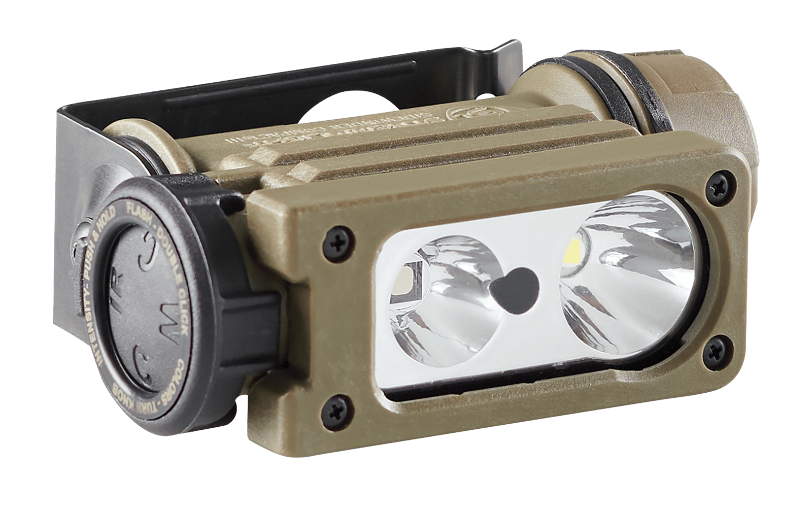 Streamlight 14213 Sidewinder Compact III User Configurable Coyote Tan Nylon 113 Meters Beam Distance