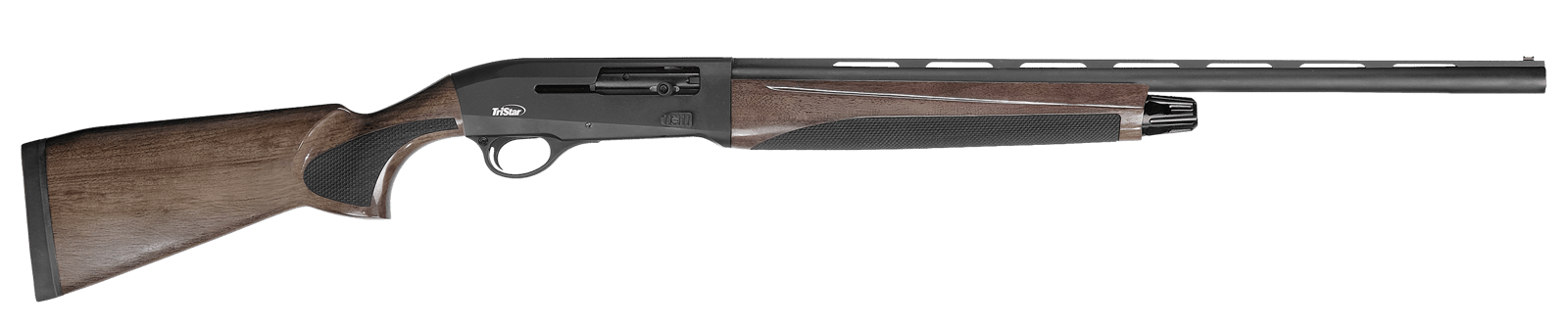 TriStar 20232 Raptor II  12 Gauge Semi-Auto 3" 5+1 28" Black Vent Rib Steel Barrel, Black Steel Receiver, Fixed Walnut Stock
