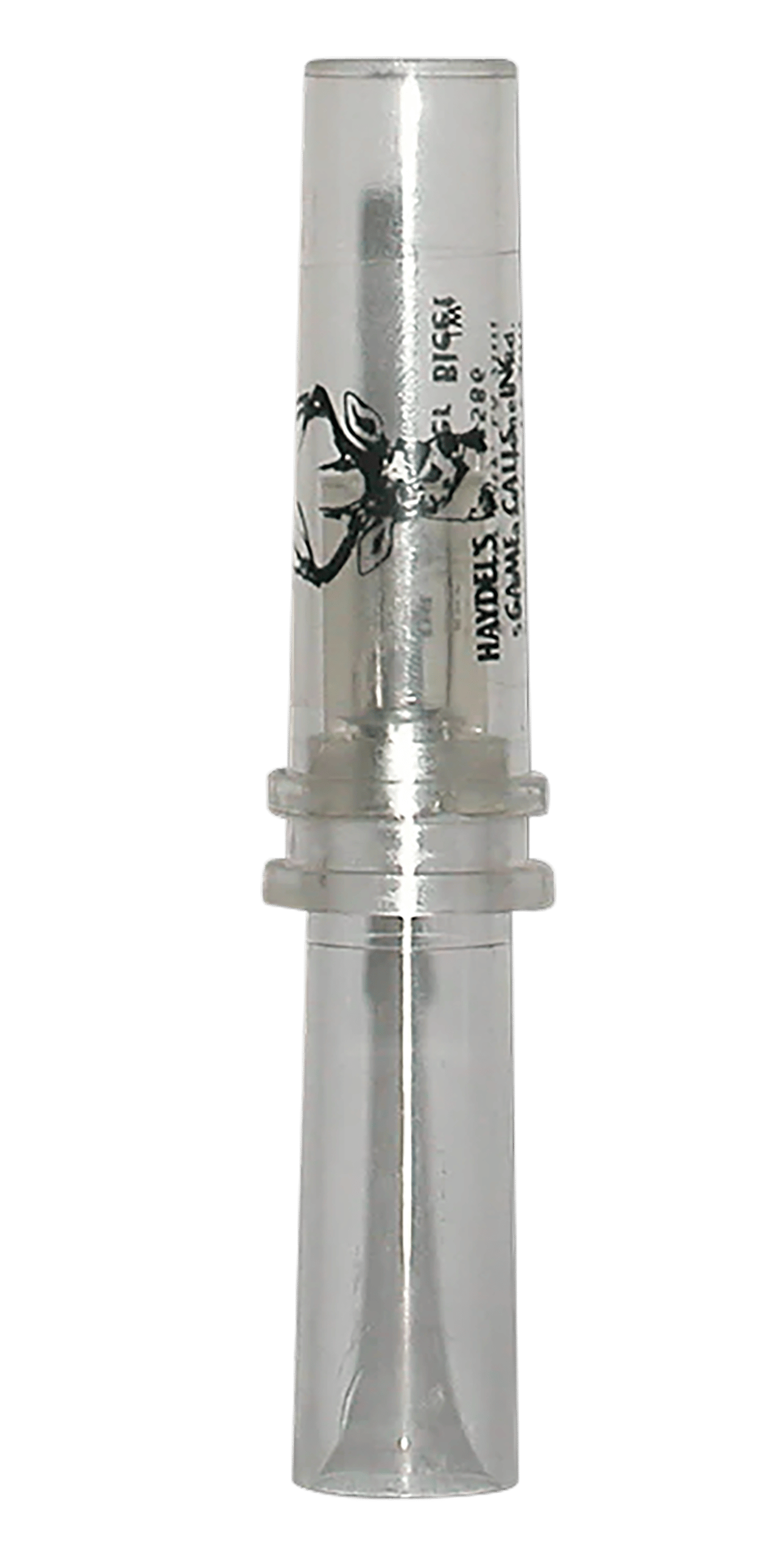 Haydel's Game Calls DB85 Deer Bleat  Open Call Doe Sounds Attracts Deer Clear Acrylic