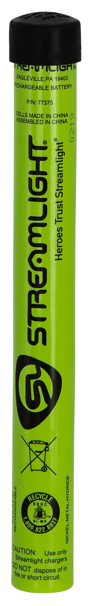 Streamlight 77375 Battery for UltraStinger/SL-20L/SL-20LP  Neon Green 6.0 Volts