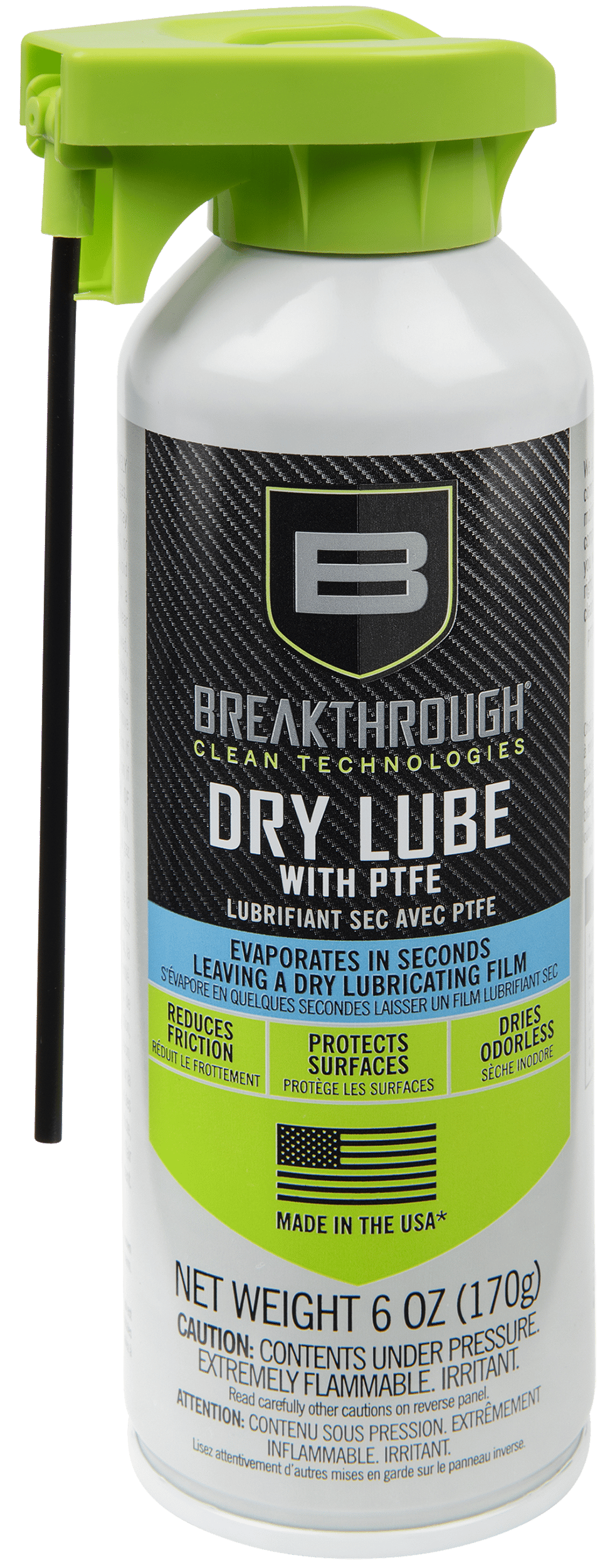 Breakthrough Clean BTADL6OZ Dry Lube Aerosol 6 oz