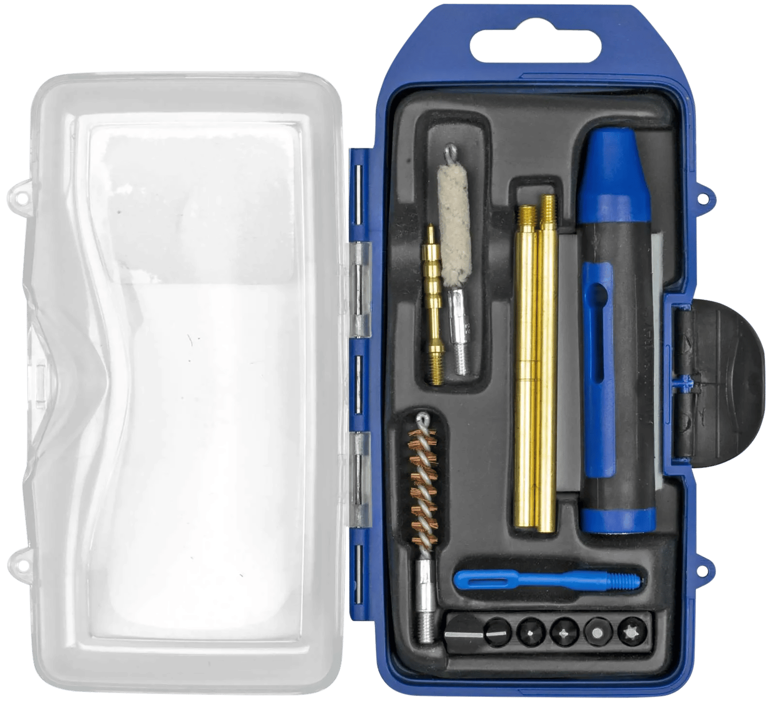 DAC GM22P GunMaster Cleaning Kit 22 Cal Pistol/14 Pieces Black/Blue