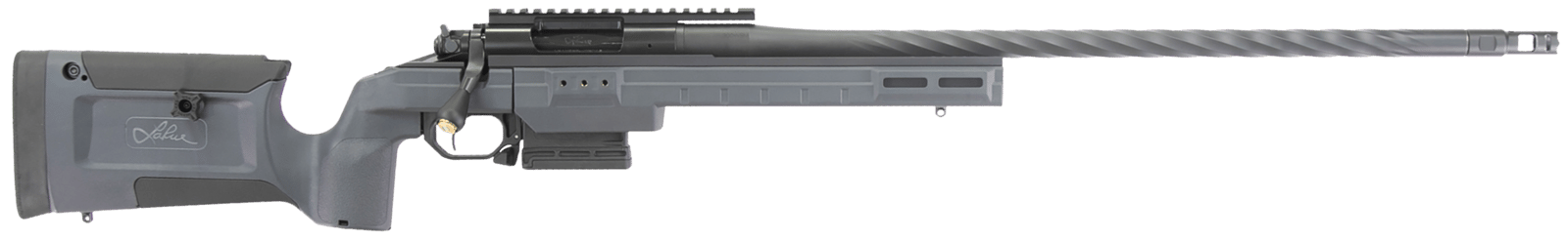 Larue Tactical LTKRGSIETE300WSM24GRY Siete Magnum 300 WSM 3+1 24" Sendero Fluted Barrel Gray Right Hand