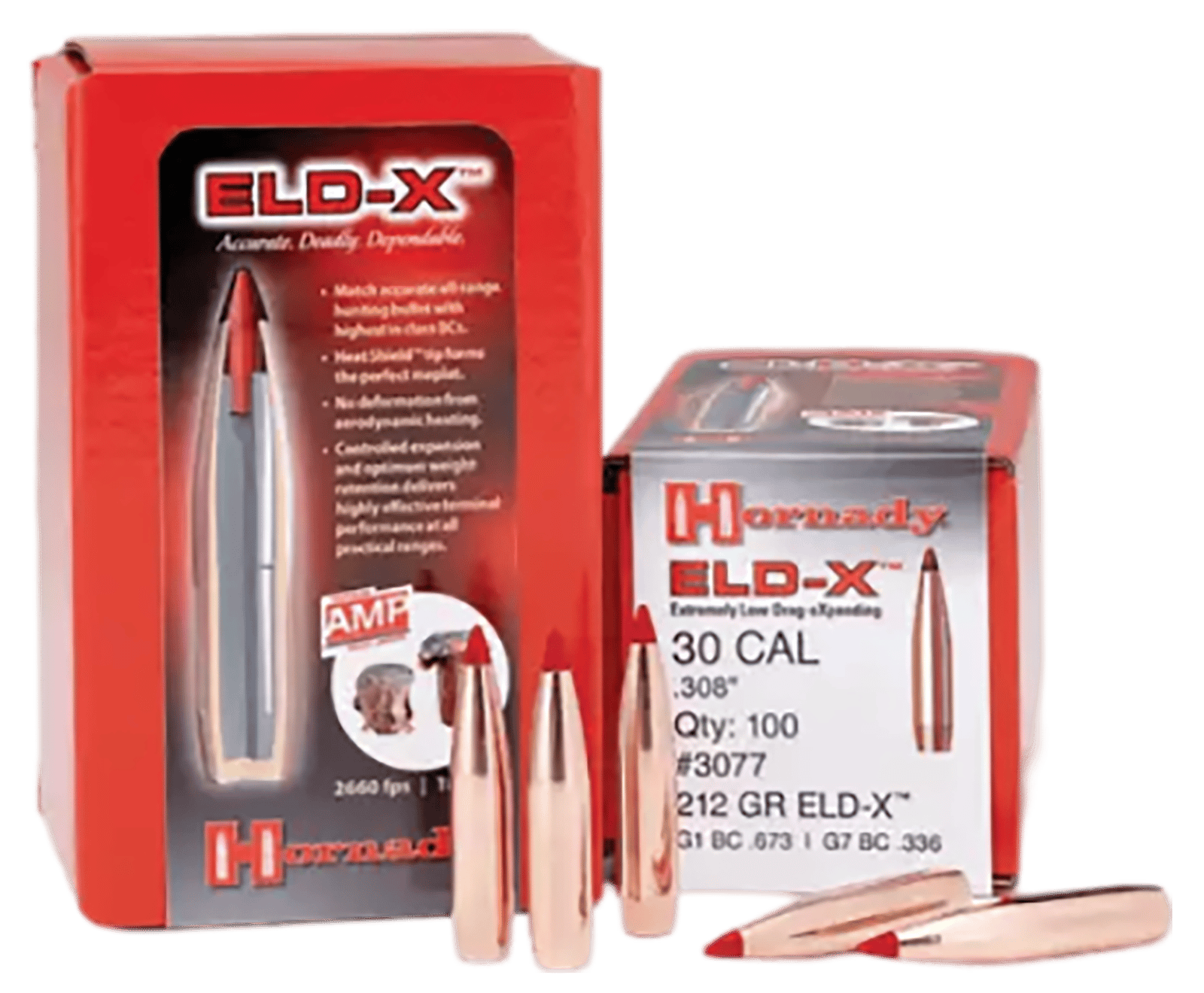 Hornady 2635 ELD-X  6.5mm .264 143 gr Extremely Low Drag eXpanding 100 Per Box/ 15 Case