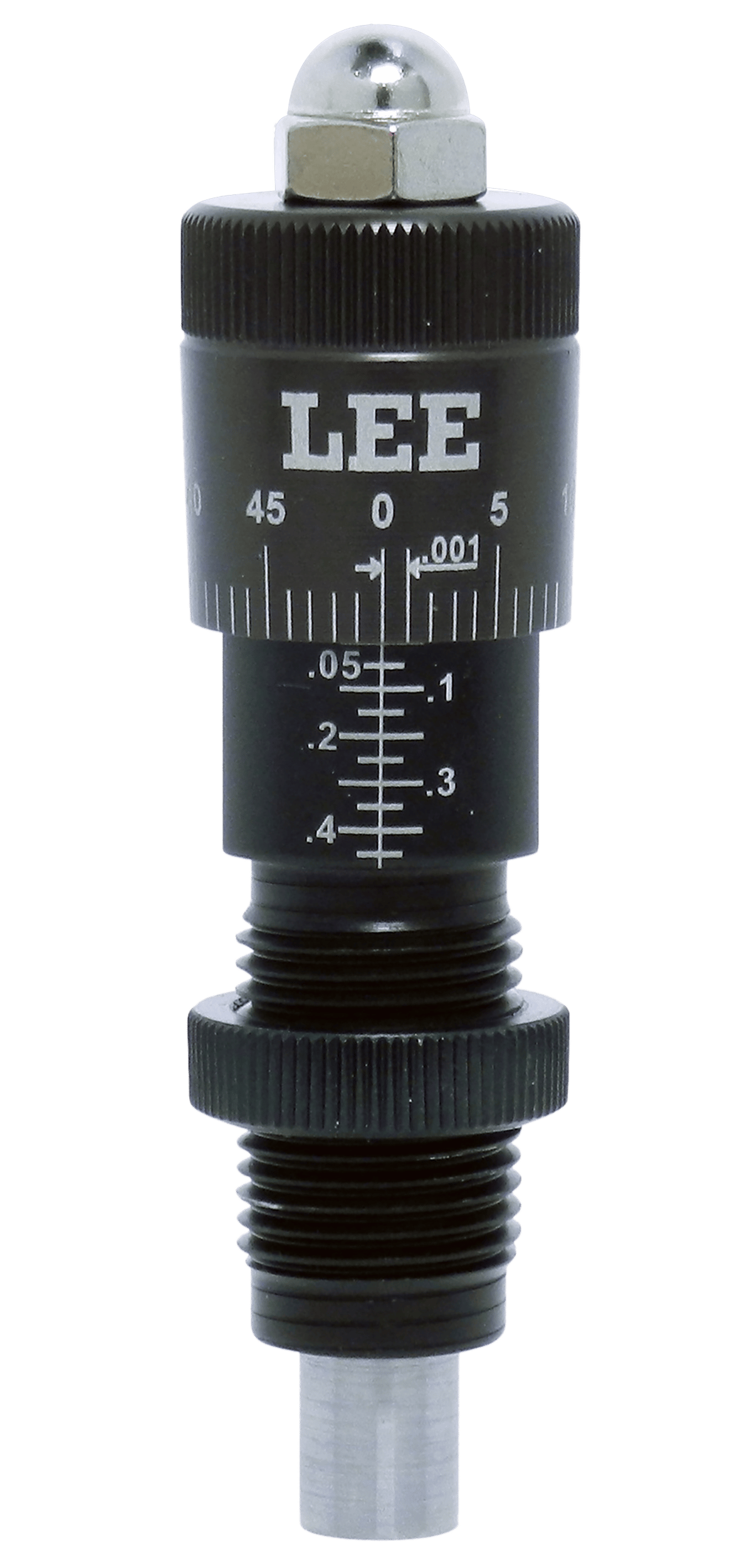 Lee Precision 92162 Micrometer Factory Crimp Adapter Black/Clear 44/45 Cal Pistol Firearm