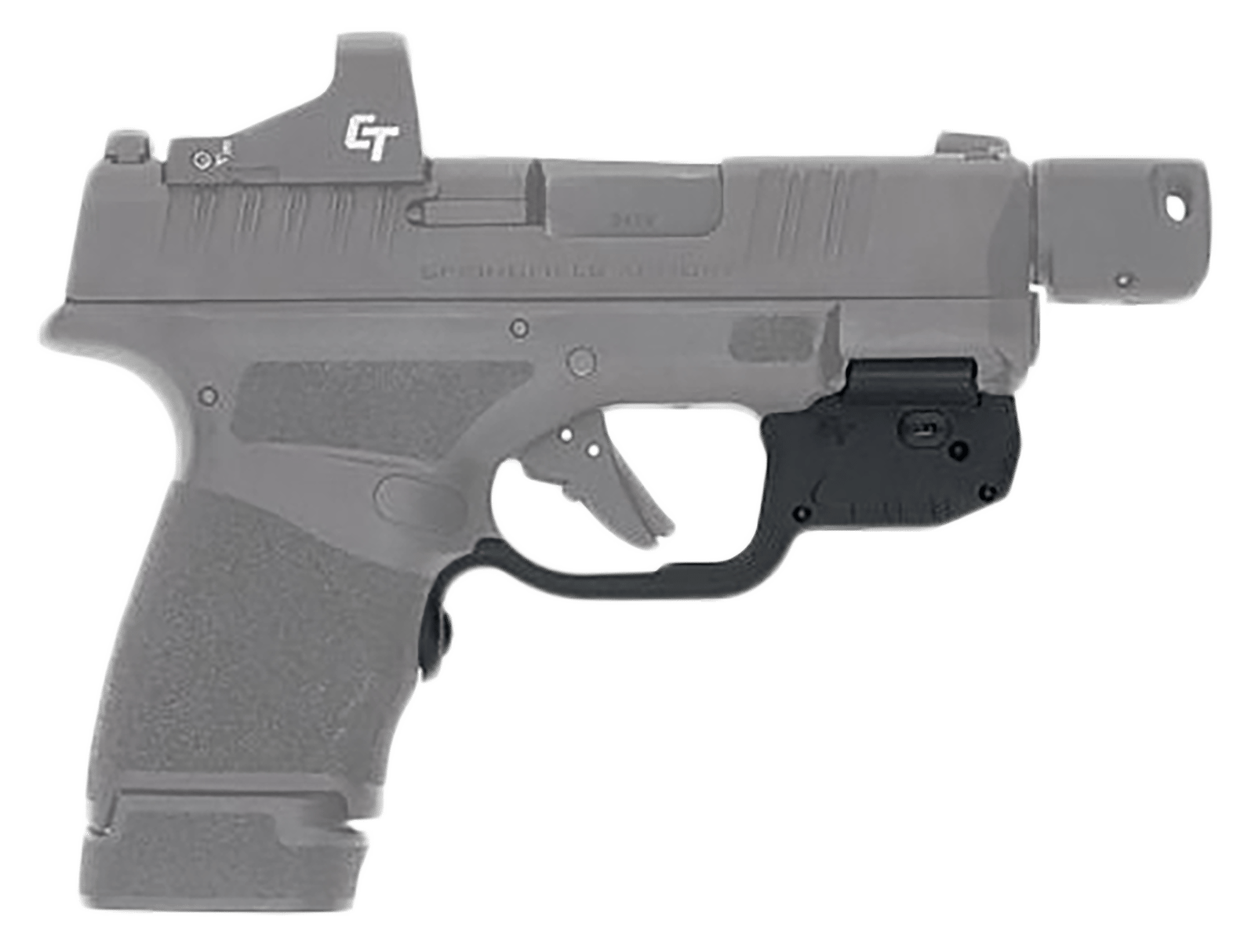 Crimson Trace 0101820 Laserguard  Springfield Hellcat, Green Laser Black Polymer