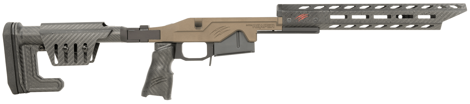 Fierce Firearms SACHSBZ  Chassis Kit Bronze Fits AR-15 Short Action